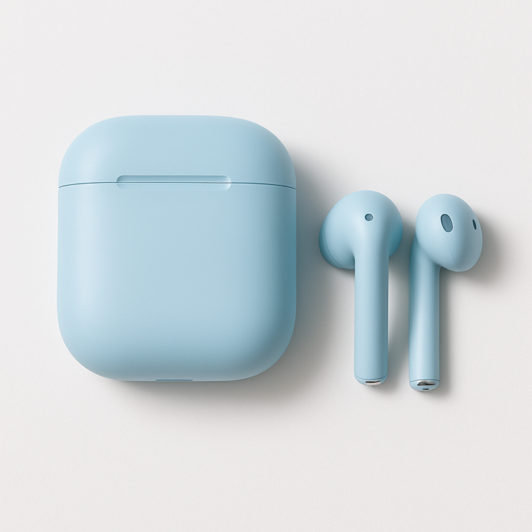 Blue Earbuds Case